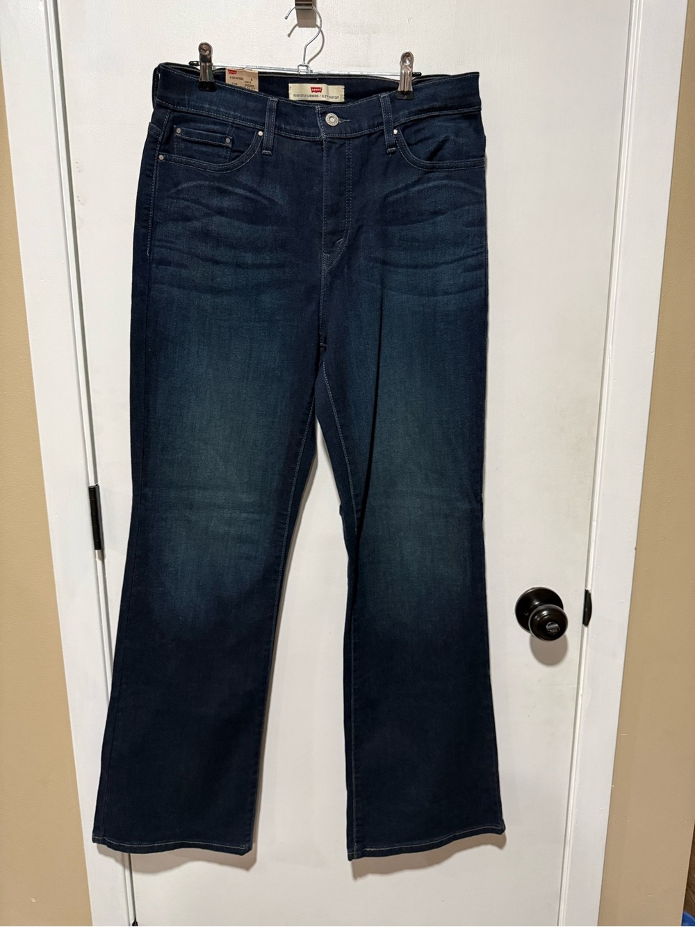 Levi's Women's Dark Blue Wide Leg Jeans-#1468